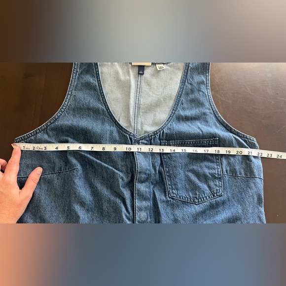 Universal Thread Women's Curved Leg Denim Jumpsuit Overalls. Size 17 - Picture 4 of 10